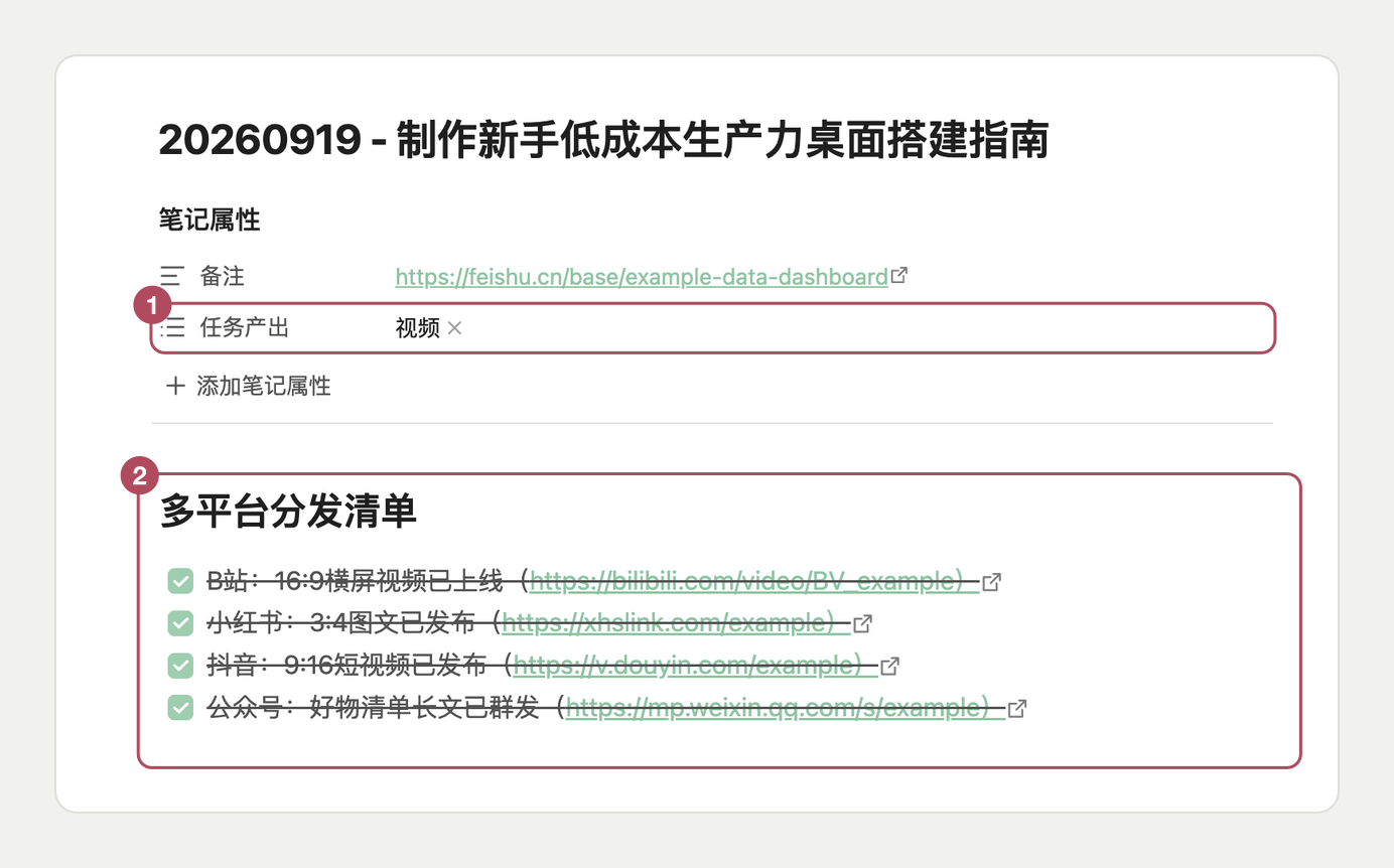FLO.W 管理成果 - 外部成果保留链接凭证
